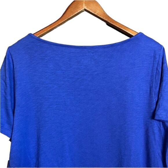 NWT! Talbots blue short sleeve tee - Picture 8 of 9